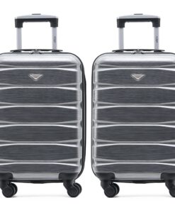 Valises Flight Knight ABS Légères et Rigides pour Voyageurs Frequent Champions des Ariènes et Bagages de Soute Approuvé