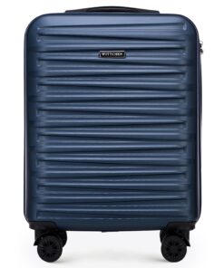 Valise de voyage WITTCHEN Skyspeed Line ABS Coque rigide Bleu Marine Air France Easyjet Ryanair