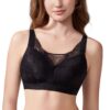 GHAKKE Soutien-Gorge De Mastectomie à Couverture Complète pour Femmes en Searche de Sérénité et Sécurité(Noir, 3XL) GH