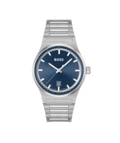 BOSS Montre Analogique à Quartz pour Homme Collection Candor Populaireavec Bracelet en Acier Inoxydable
