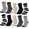 Occulto chaussettes pour femmes douces multicolores OEKO-TEX, chaussettes pour femmes avec rayures, chaussettes femmes c