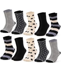 Occulto chaussettes pour femmes douces multicolores OEKO-TEX, chaussettes pour femmes avec rayures, chaussettes femmes c