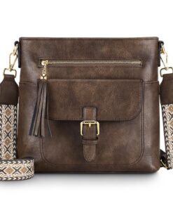 Sac à main Kasqo Femme Élégant Multi-Poches Porté Épaule Voyages Travail Université 42x30x16cm