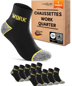 Chaussettes de Travail Homme Quarter sockenkauf24 OEKO-TEX STANDARD 100