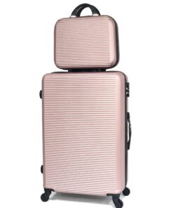 CELIMS Grande Valise 90Litres avec Vanity Case - Grande Capacité - Idéale pour Voyageurs - Élégante et Fonctionnelle - 9