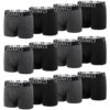 L&K 8/12 Pack M-5XL Caleçons Hommes Retro Shorts en Coton Classiques Multicolores