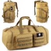 Sac de Sport Tactique pour Homme 50L Résistant à l'Eau Idéal pour Fitness et Voyages