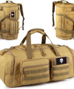 Sac de Sport Tactique pour Homme 50L Résistant à l'Eau Idéal pour Fitness et Voyages