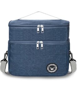 Sac isotherme repas pour le travail et le bureau, Sac lunch isotherme 9,6L, Glacière repas isotherme pour voyages et piq