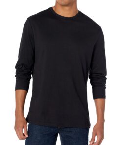 Amazon Essentials T-Shirt à Manches Longues Coupe Ajustée pour Homme - OEKO-TEX STANDARD 100 - Vêtement Confortable et É