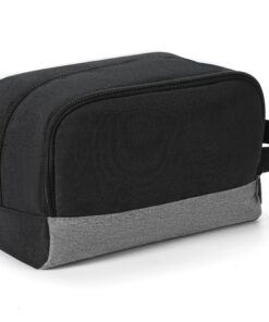 Elviros Trousse de Voyage en Tissu ÉcoÉlégant Noir pour Hommes (avec Trousse de Rasage) - Global Recycled Standard