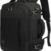 Bagage cabine VANKEV Pour Ryanair 20L Noir Femme Homme Voyage AvionSac de voyage pour ordinateur portable 14 Pouces Sous
