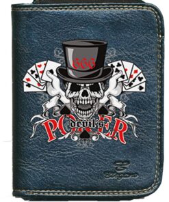 Syl'la Porte Monnaie Noir pour Homme : Style et Pratique pour le Poker et Déplacement