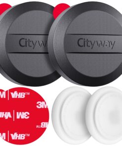CITYWAY Airtag étanche IPX8 Noir Portefeuille Télécommande Drone Bagage Noir