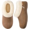 Chaussons en Daim EverFoams avec Doublure en Peluche pour Femmes pour Intérieur - Confort et Chauffage