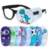Hifot Cache Oeil Enfant Filles Licorne Sirène Réutilisable Strabisme Orthoptiste