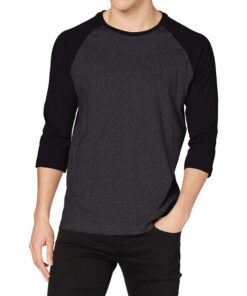 Urban Classics Herren 3/4 Manches TEE Reverse Raglan Homme Mode