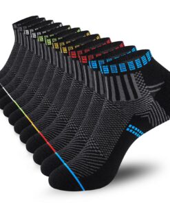 Chaussettes Stoeury Homme Femme Respirantes Anti-transpiration OEKO-TEX, pour Sport et Travail, Lot de 6 Paires Casual