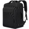 ENZOSUM Sac à Dos Voyage Cabine Noir Homme Femme 44L Cabine Avion