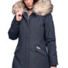 Navahoo B669 Parka d'hiver chaude pour femmes en fourrure synthétique - Échauffante - Femmes - Mode d'hiver - Chaude et