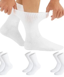 Chaussettes Sans Bord Elastique CALZITALY - 3/6 Paires Médicales Unisexe Made in Italy OEKO-TEX STANDARD 100