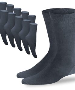 Chaussettes en bambou SGS pour homme et femme - Classiques et respirantes, parfaites pour tout usage - Qualité supérieur