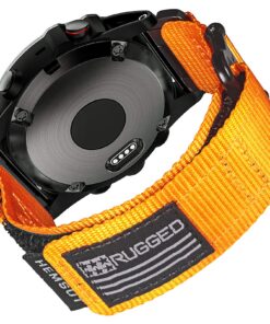 Compatibles avec le bracelet de montre Garmin de sport en nylon robuste avec boucle tissée, pour Forerunner, Vivoactive,