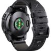 Bracelet pour Garmin Fenix 7/6, Hautement confortable en cuir pour sportifs avancés, Équipement idéal pour entraînement