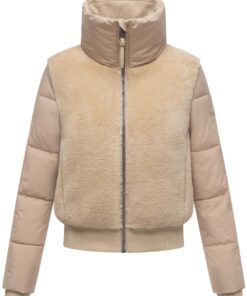 Veste d'hiver chaud Navahoo pour femme - Col haut en peluche - De la taille 14 XS à XXL - Chaud et confortable