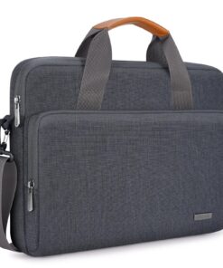 NIDOO Sac à bandoulière 17.3 Pouces pour Ordinateur Portable ThinkPad, IdeaPad, Legion 5i, etc. - Mallette Robuste et Fo