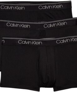 Calvin Klein Tripack Boxers Coton Stretch Hommes pour Sport et Daily Wear Comfort Stretch ÉlégantsTaille 38