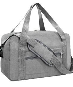 Sac de Voyage Pliable Lifwimner 40L Darkgrey pour Femmes et Hommes Imperméable et Grande Capacité