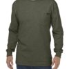 Dickies T-shirt épais à manches longues et col rond pour homme_Mode de vie quotidien_HIVER_Compact et confortable, idéal