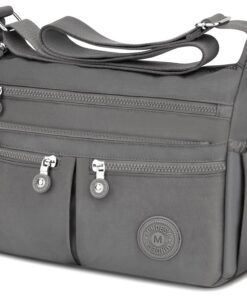 Sac à main TEUEN femme grande capacité imperméable nylon messager avec réglage bandoulière multiple poches voyage univer
