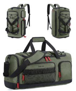Sacsport Bagsmart Vert pour homme et femme, voyage, training, imperméable, 35 L, compartment à chaussures