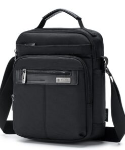 SPAHER Sac Besace Homme Sac à MAIN & PORTE-ÉPAULE pour Affaires & Déplacement_ipad & Porte-Document_Cadeau
