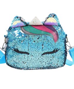 Sac à paillettes licorne VALICLUD - Sac à bandoulière - Femmes et filles - Scenes de fête - Durables et résistants - Tai