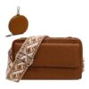 Tokeya Sac Bandoulière Femme en Cuir PU Elegant Pour Voyage Quotidien Travail École