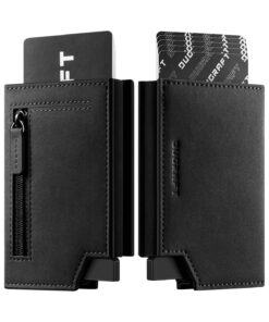 Portefeuille DUGRAFT RFID avec Compartiments pour Homme | Protection contre les Lectureur RFID | Poche à Billets & Monna
