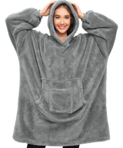 RITOSTA Sweat à Capuche Polaire Homme Femmen Hiver Global Recycled Standard