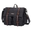 WITZMAN Sac à Dos Vintage en Cuir de Velours pour Hommes et Femmes Grands Sacs Bandoulière Épaule Avec Ordinateur Portab