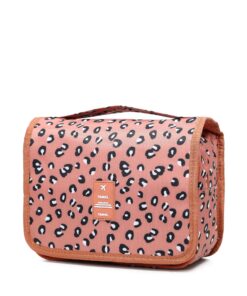 Sechunk Trousse de toilette étanche multifonction pour femme rose one size... (pinkLeopard)