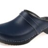 Sabots en Bois et Cuir pour Homme - Chaussures Confortables pour Jardin - Mules Homme - Taille 40/46 EU