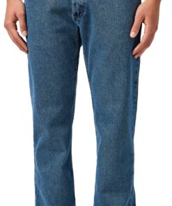 Titre SEO optimisé : Wrangler Authentics Jean Classique Taille Normale pour Homme - Jambes Droites - Coachable et Durabl