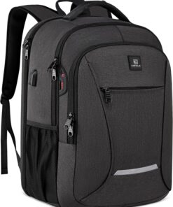 CAFELE Sac à dos TSA professionnel imperméable et léger pour l'école, voyages semaine et week-end résistant avec compart
