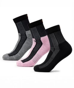 Occulto chaussettes de randonnée laine mérinos femme & homme [lot de 3, modèle: Makalu, OEKO-TEX STANDARD 100]