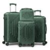Valises de Voyage en ABS Renforcées avec Coins - Set de 4 Valises Cabine & Vanity Case, Grande Taille, 4 Roulettes Spinn