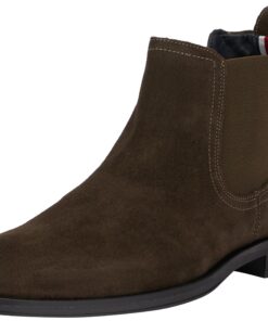 Tommy Hilfiger Homme Bottines En Suède Basses RWB