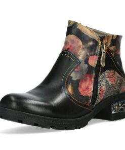 LAURA VITA Bottines Femme Hygiéniques et Comfortables pour Salon et Sorties 38-42