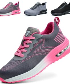 WUAYAMI Chaussures de Sécurité Hommes FemmesComfortables et Légères Chaussures de Travail Respirantes Antidérapantes
